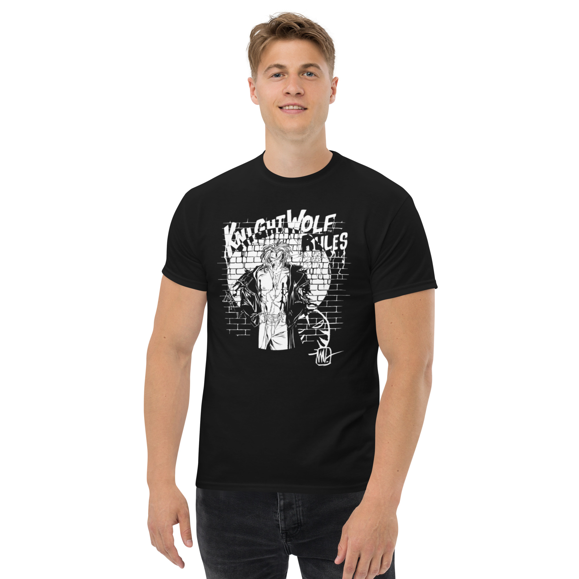 Classic KnightWolf Rules - classic tee - Image 8