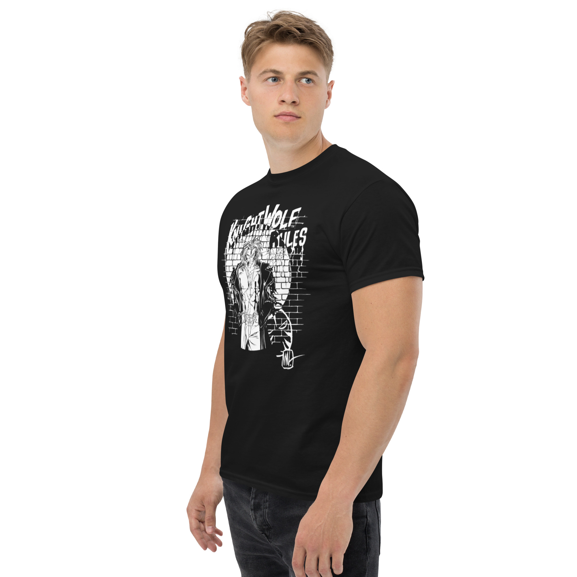 Classic KnightWolf Rules - classic tee - Image 11