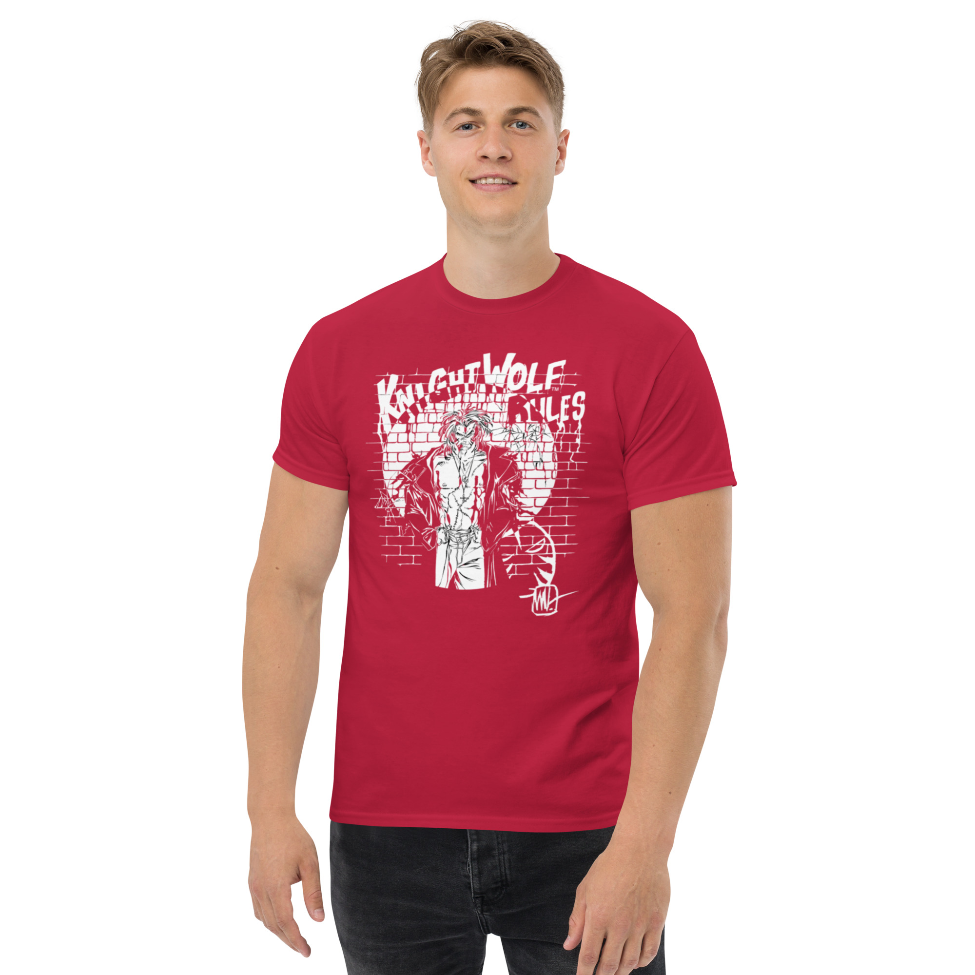 Classic KnightWolf Rules - classic tee - Image 37