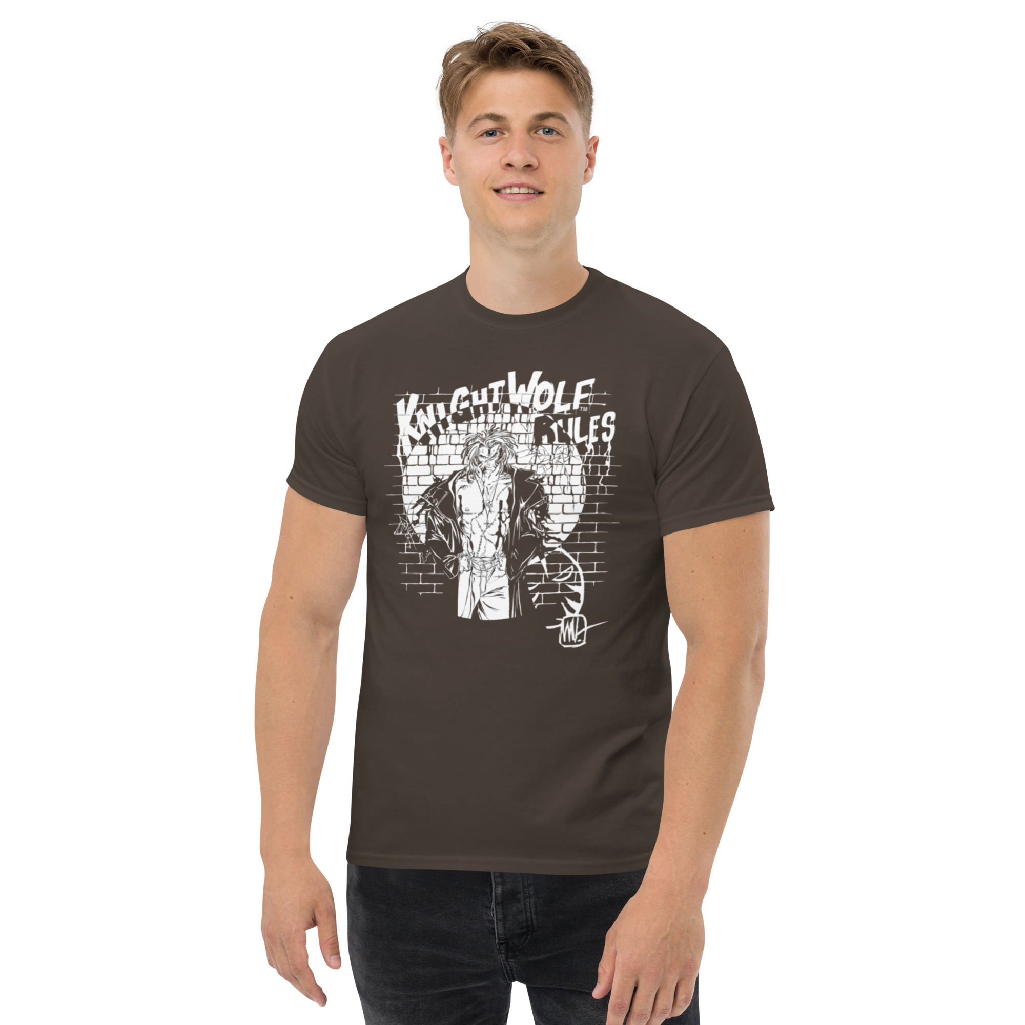 Classic KnightWolf Rules - classic tee - Image 31