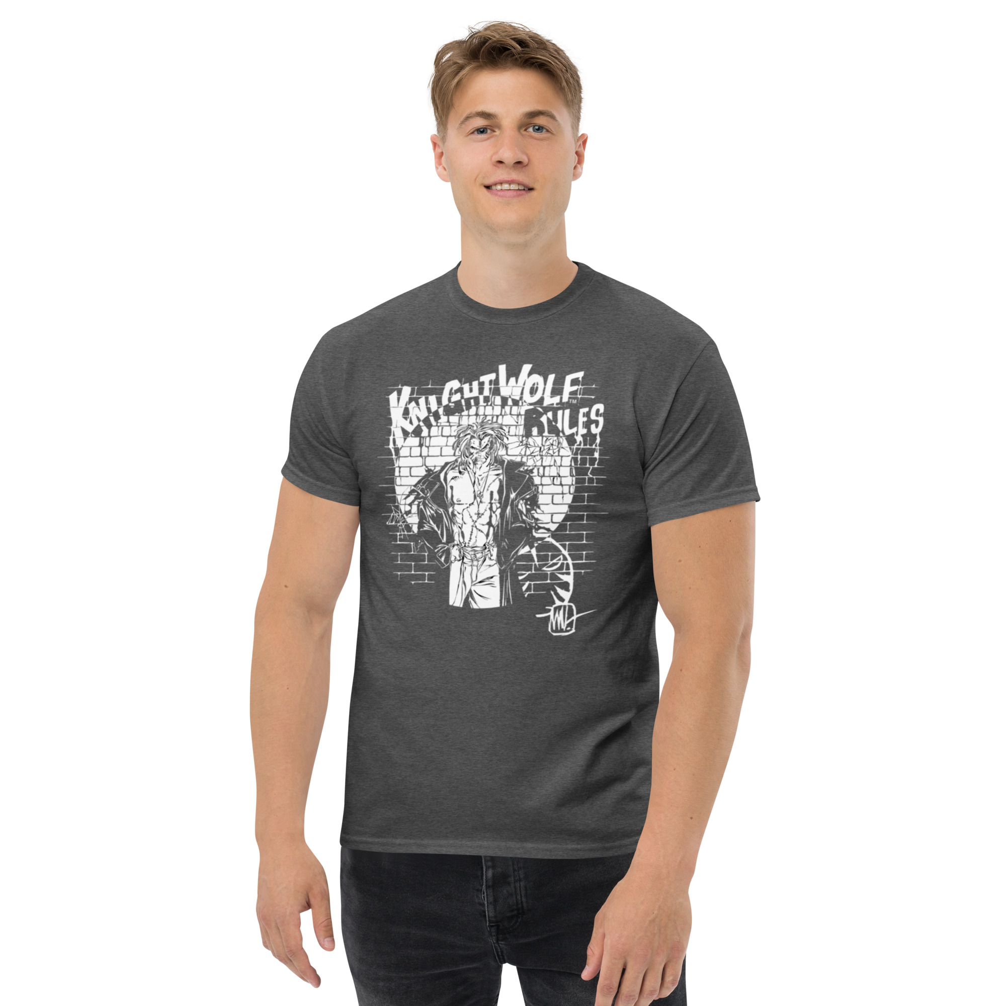 Classic KnightWolf Rules - classic tee - Image 43