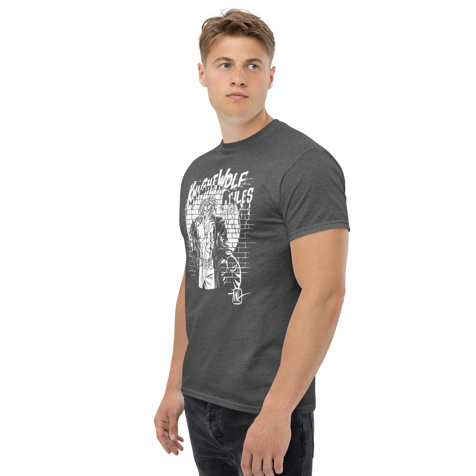 Classic KnightWolf Rules - classic tee - Image 46