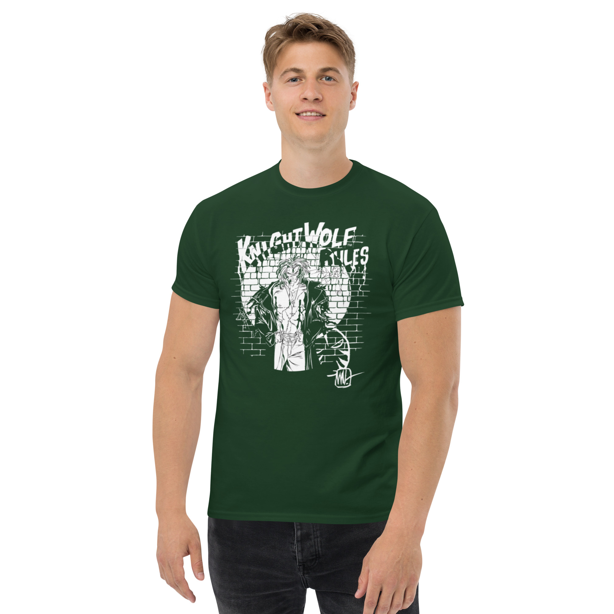Classic KnightWolf Rules - classic tee - Image 25