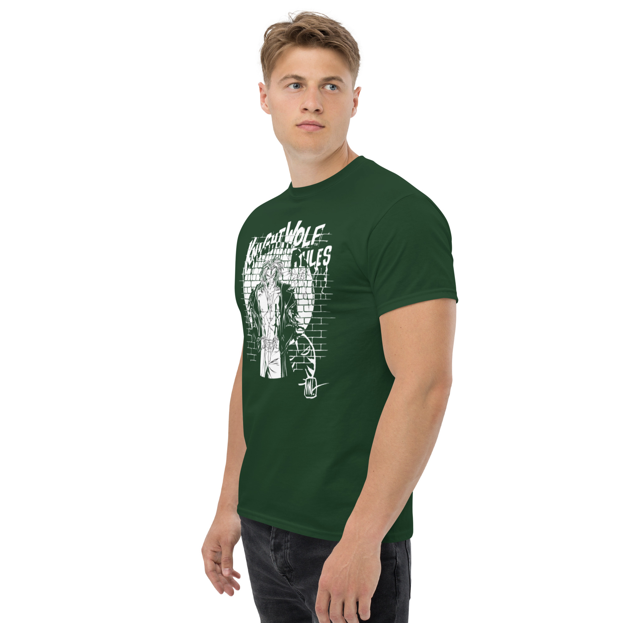 Classic KnightWolf Rules - classic tee - Image 29