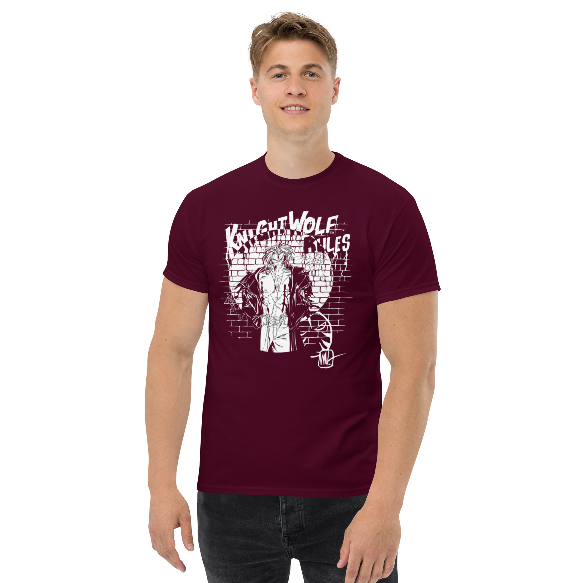 Classic KnightWolf Rules - classic tee - Image 2
