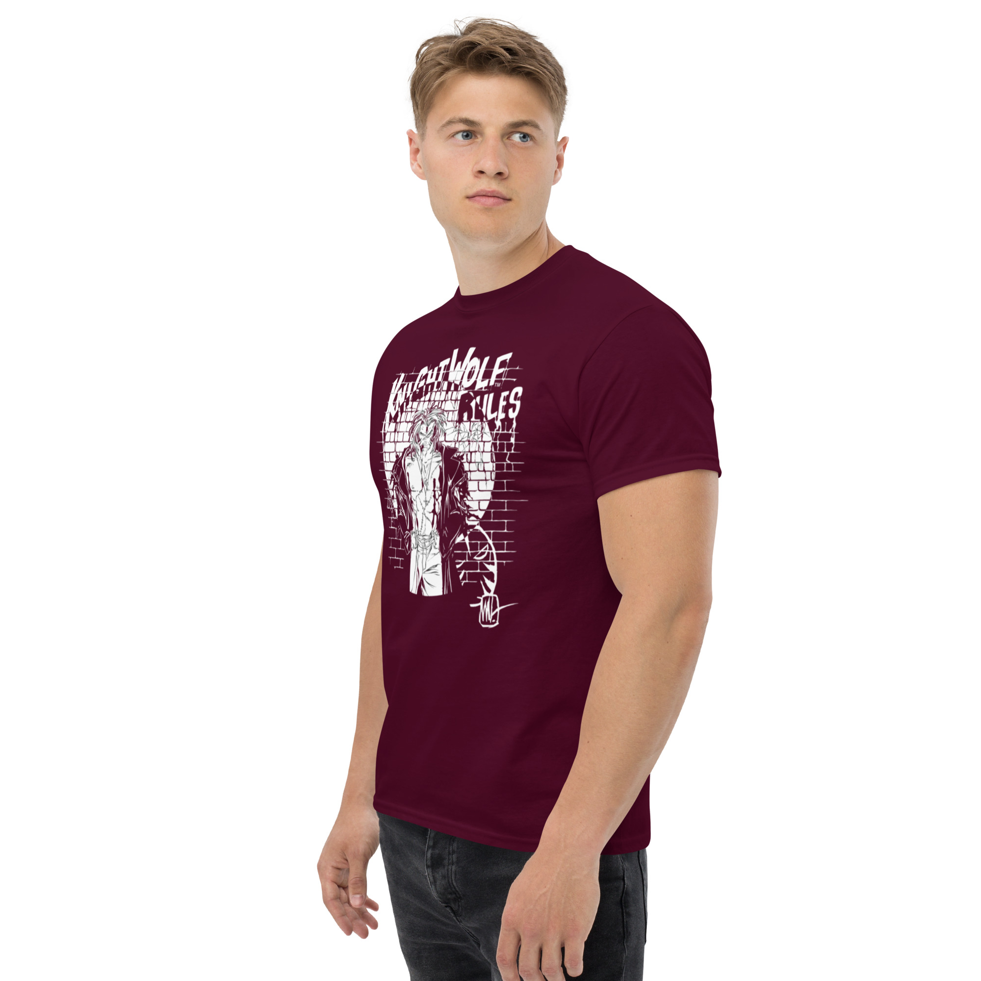 Classic KnightWolf Rules - classic tee - Image 5