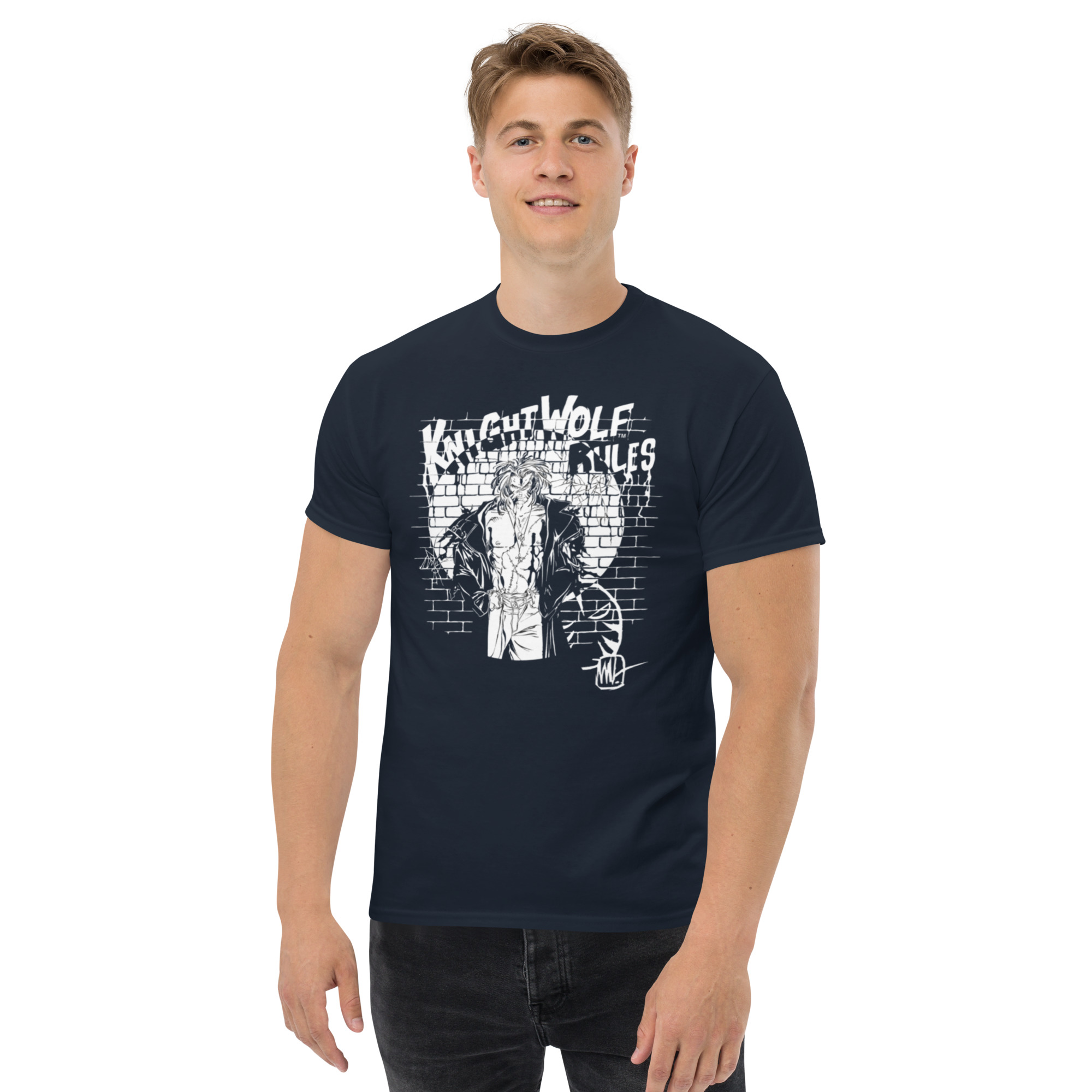 Classic KnightWolf Rules - classic tee - Image 13