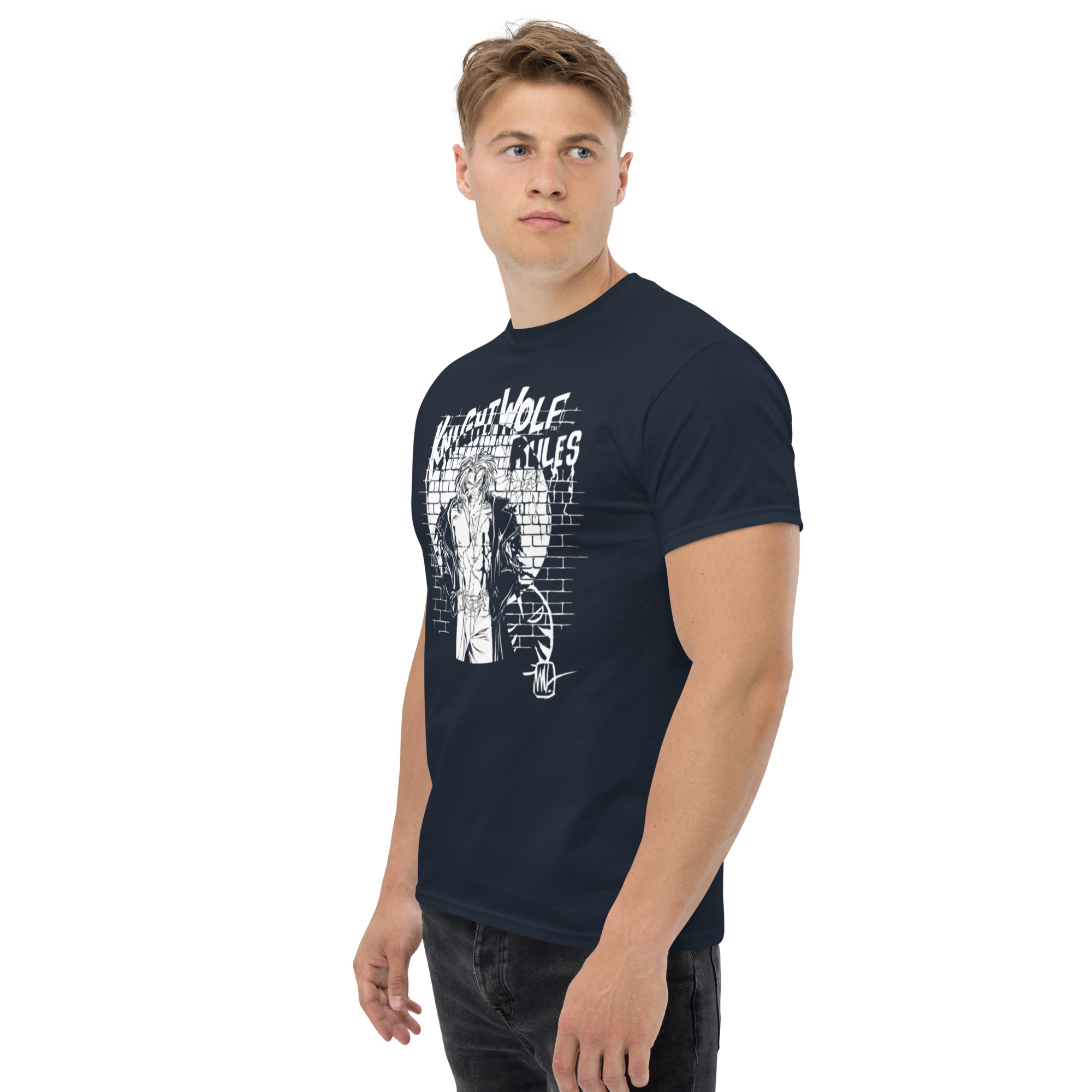 Classic KnightWolf Rules - classic tee - Image 16