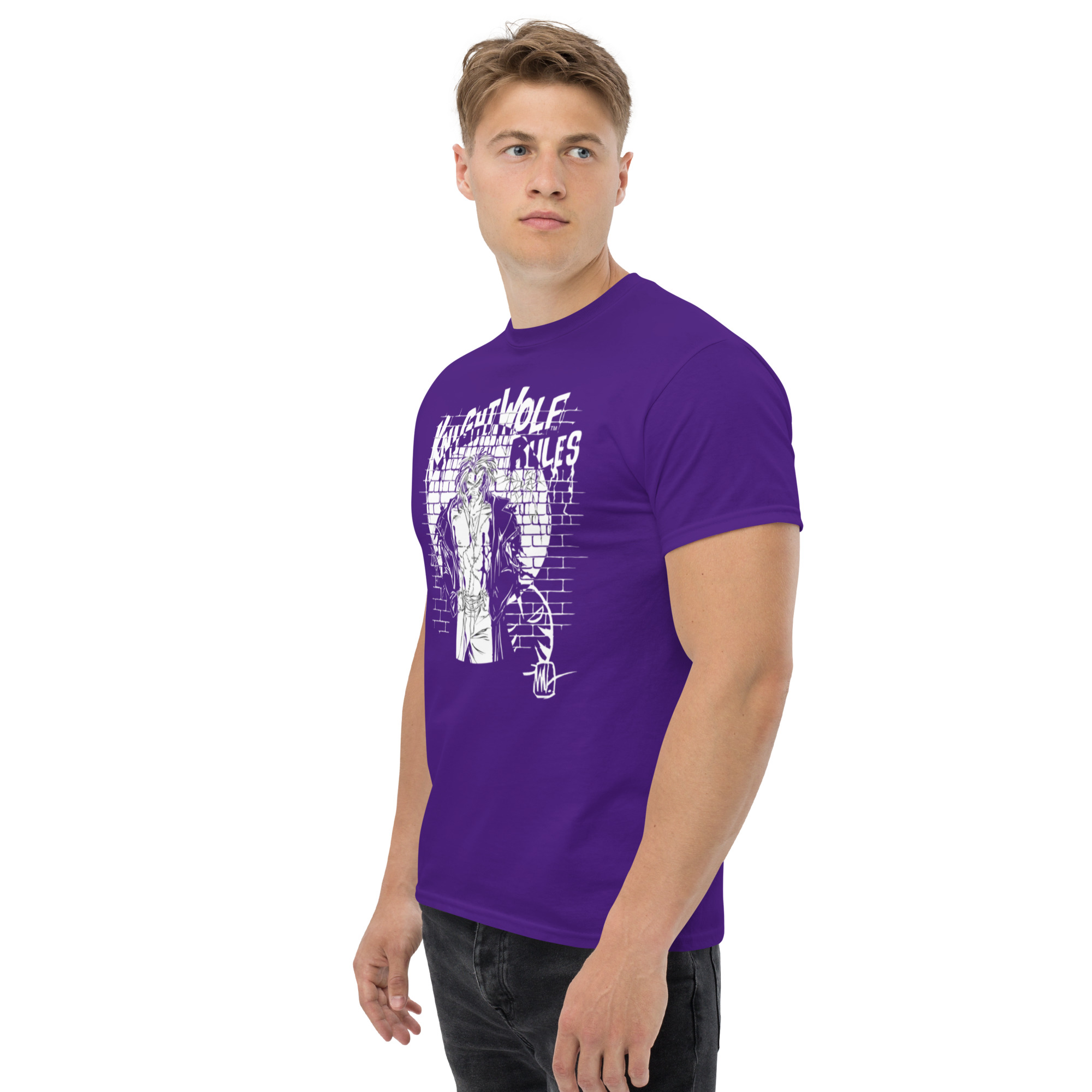Classic KnightWolf Rules - classic tee - Image 22