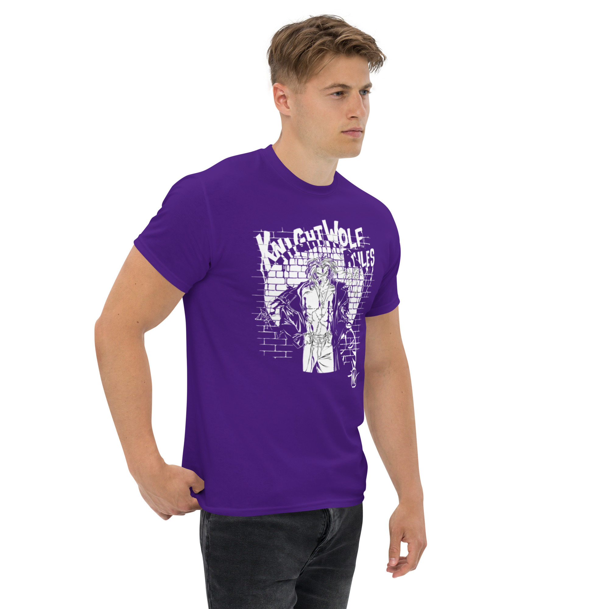 Classic KnightWolf Rules - classic tee - Image 24